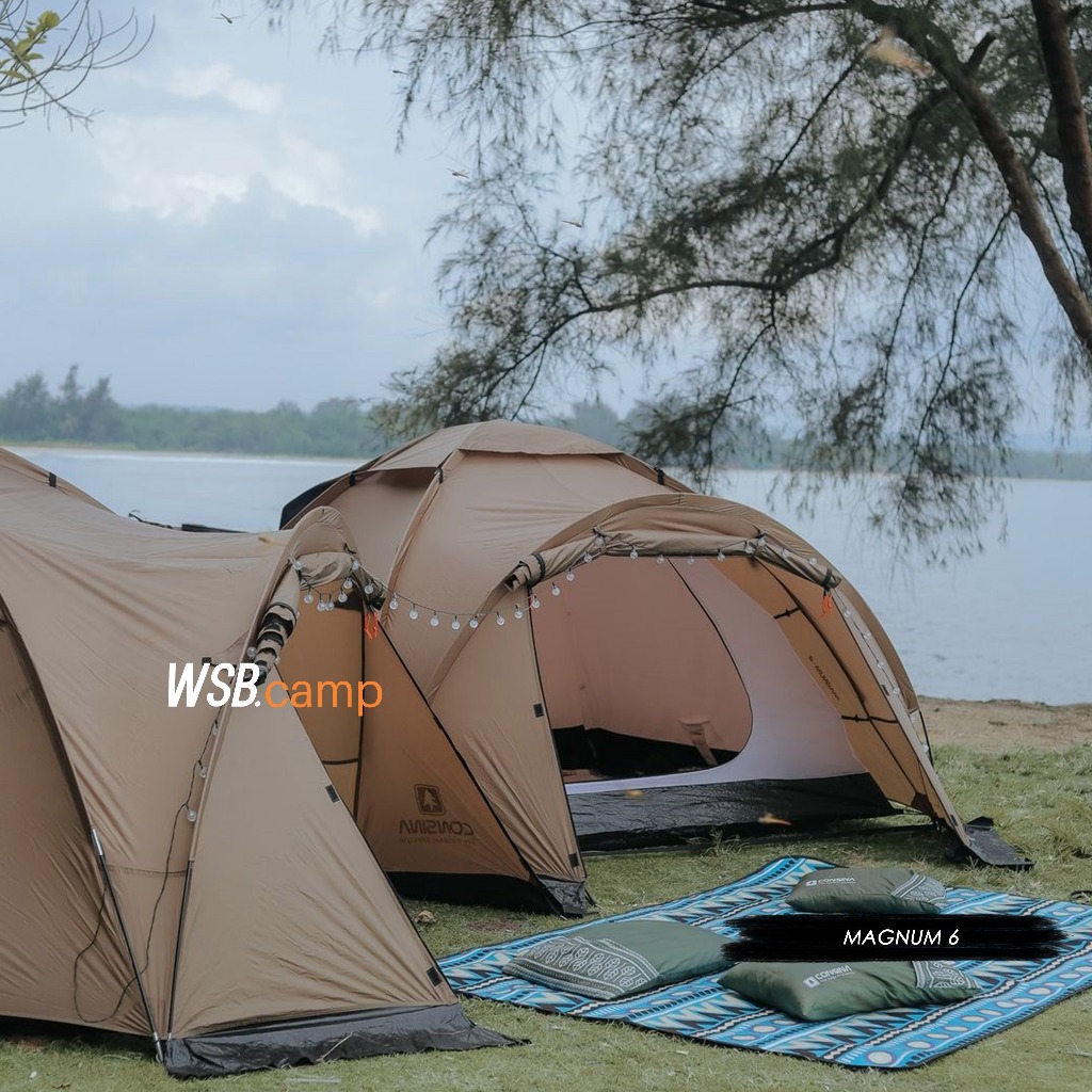 TENDA CONSINA MAGNUM 4 - 6 - ORIGINAL CONSINA - TENDA DOME - KAPASITAS 4 - 6 ORANG - TENDA CAMPING K