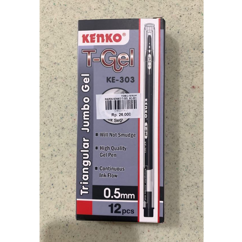 

pulpen kenko T-gel ke-303 hitam