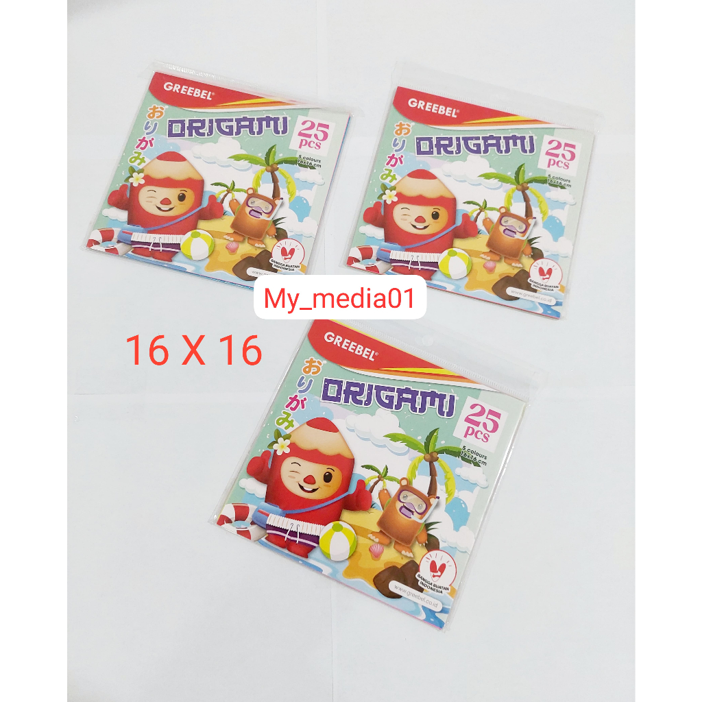 

KERTAS ORIGAMI KERTAS LIPAT PAPER CRAFT ART GREEBEL 16X16 ISI 25 LEMBAR TERMURAH