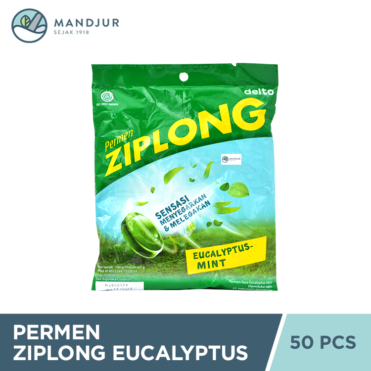 

Permen Ziplong Eucalyptus 50 Butir - Sensasi Menyegarkan Tenggorokan