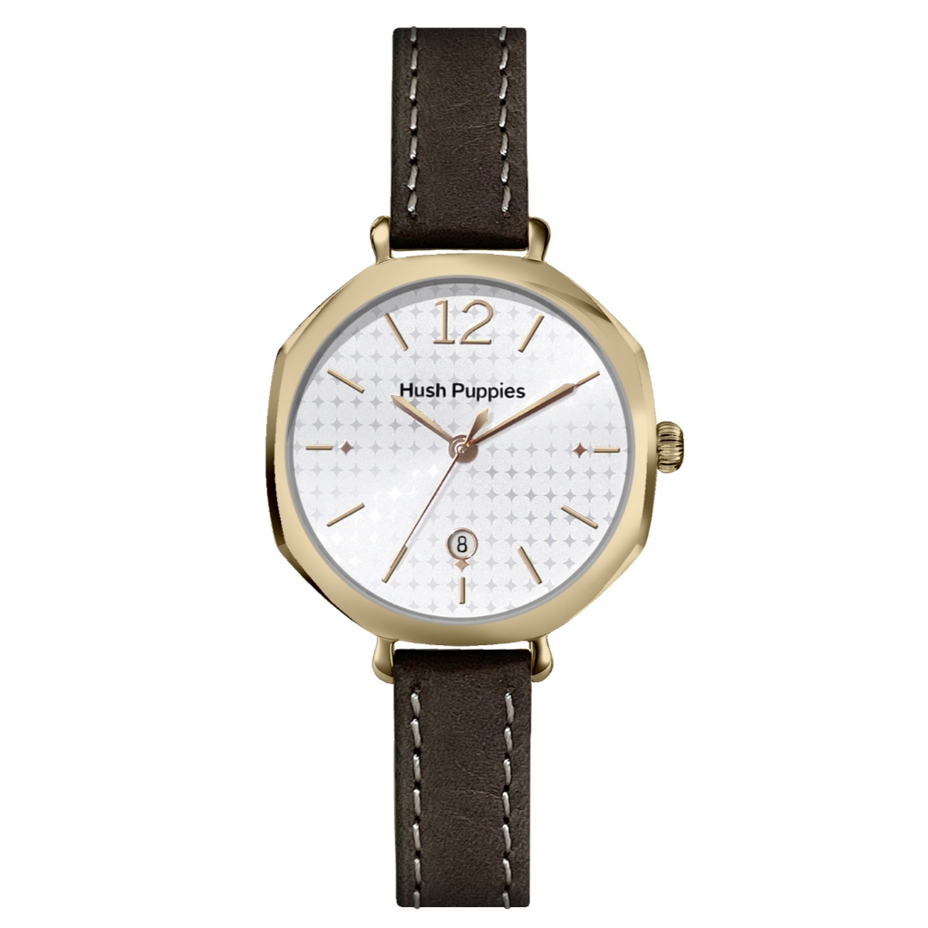 Jam Tangan Wanita Tali Kulit Hush Puppies HP 3904L.2507