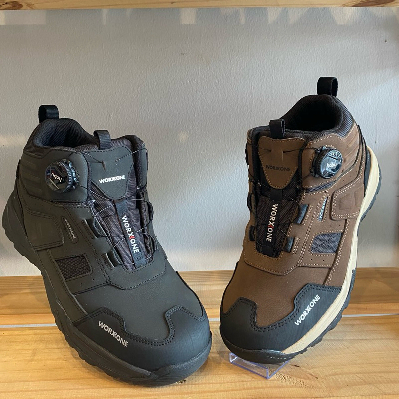 LIMITED EDITION KELUARAN TERBARU-Sepatu safety shoes Worxone Original BOA type 203