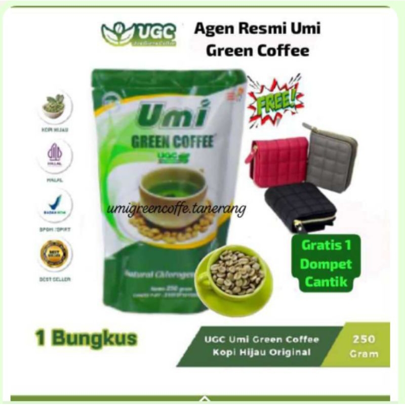 

Umi Green Coffee Kopi Hijau Pelangsing Ori 2 Pcs 250 Gram