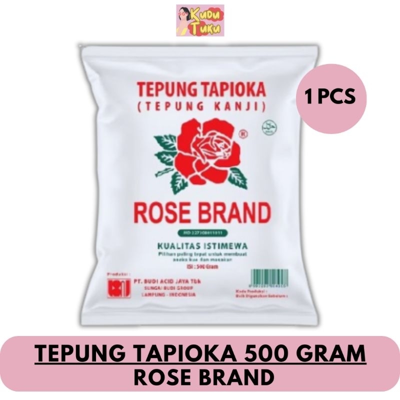 

1 PCS - TEPUNG TAPIOKA ROSE BRAND 500 GRAM - TEPUNG KANJI 500 GRAM