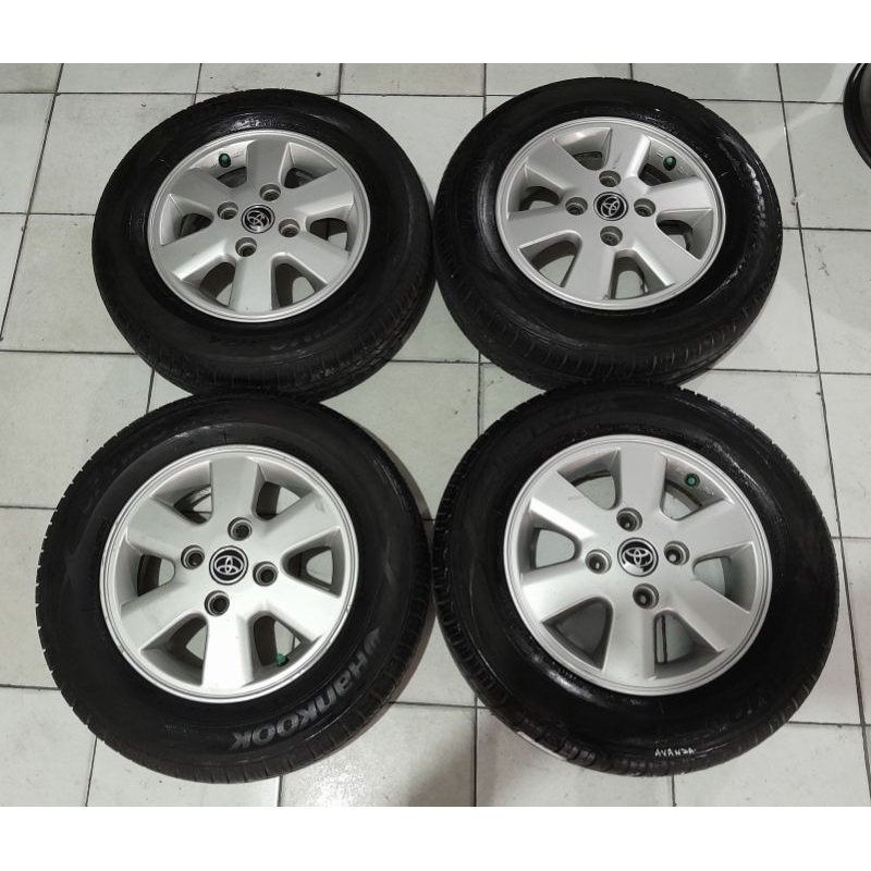 Velg Mobil Oem Copotan Avanza R14 Pcd 4x114 ÷ Ban Hankook 185 70 R14