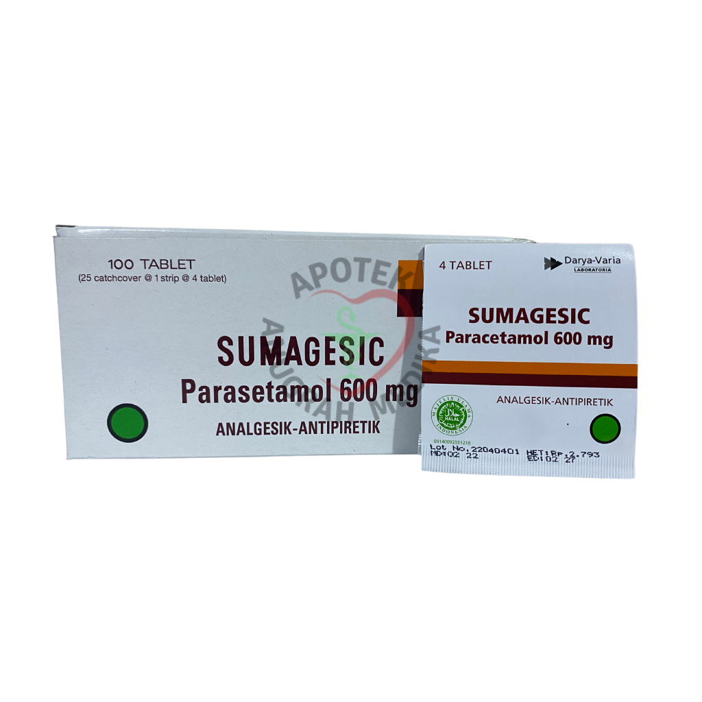 Sumagesic Paracetamol 600mg @4Tablet
