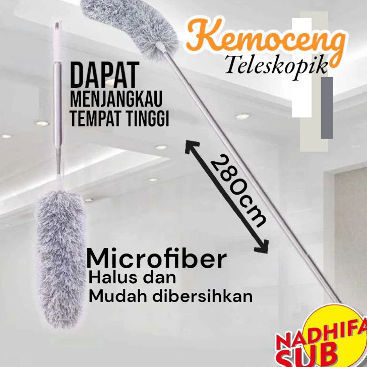 Kemoceng Teleskopik Microfiber  Kemoceng Lipat  Kemoceng Panjang Microfiber