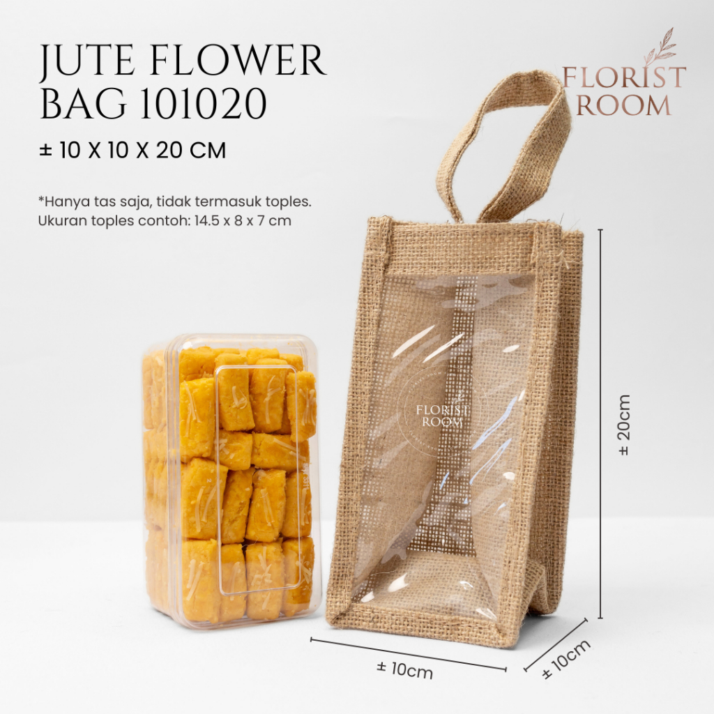 

Jute Flower Bag 101020 - Hampers - Goodie Bag