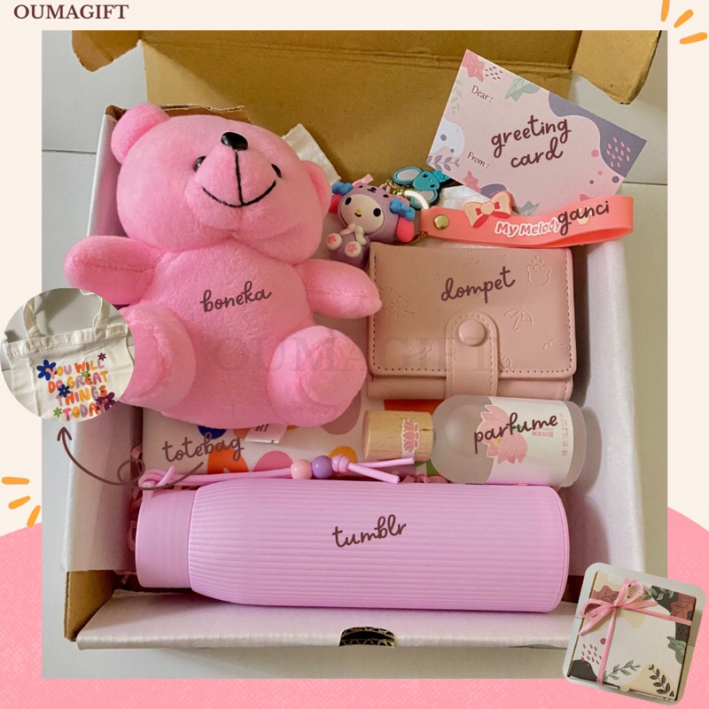 Kado Oumagift Hadiah Hampers Set Box Gift Ulang Tahun Ultah Anak Remaja Dewasa Cewek Cewe Perempuan 