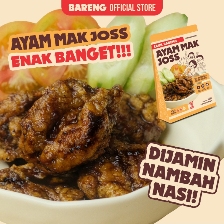 

Lahap Bareng | Ayam Crispy Mak Joss| Makanan Lauk Instant Ready to Eat, Real Food, Halal, Praktis & Tanpa Pengawet