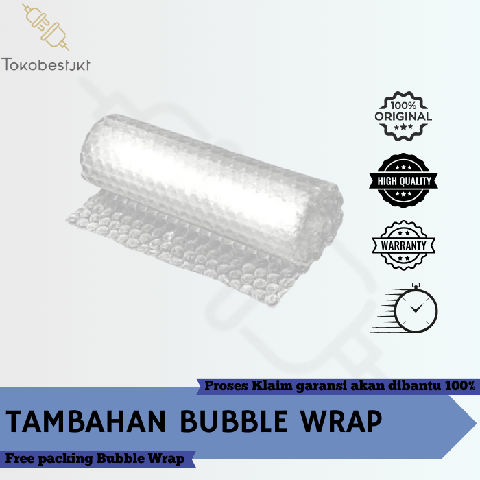 

BUBBLE WRAP/ BUBBLE WRAPPING [TAMBAHAN PACKING]