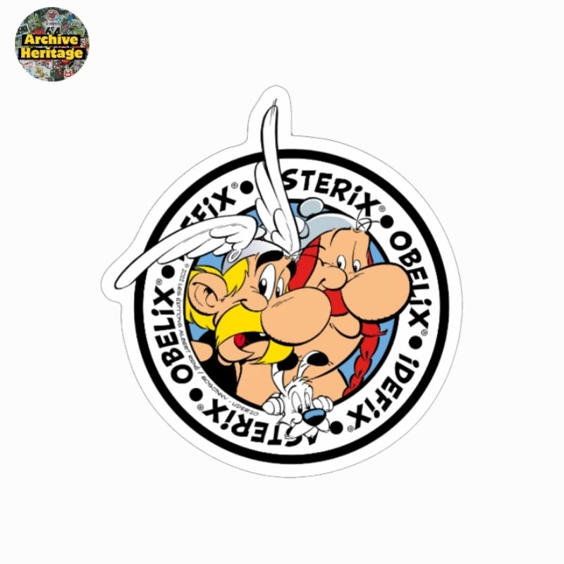 

sticker Asterix Obelix cartoon character film movie kartun anime stiker