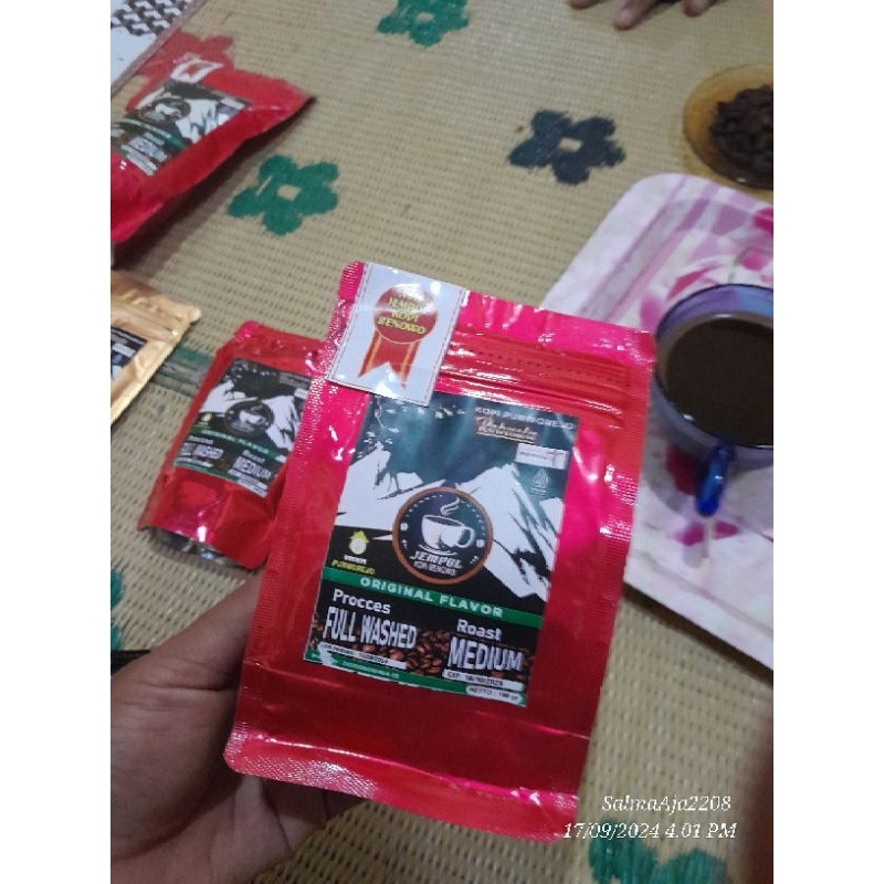 

100Gr Kopi Bubuk Robusta / Kopi Benowo Cap Jempol / Kopi Asli Purworejo