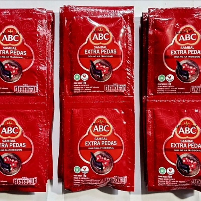 

ABC Sambal Extra Pedas Sachet (10pcs×15gr)