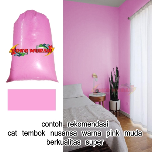 Cat Tembok Kiloan / Cat tembok / Cat dinding / Cat tembok kamar / Cat tembok 1 kg / Cat tembok pink
