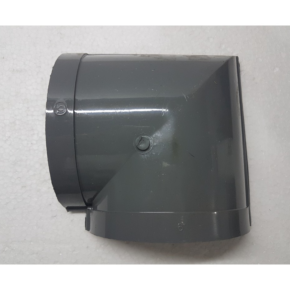 6 Belokan siku L untuk talang air hujan atap genting rumah 6 inch setengah 12 lingkaran