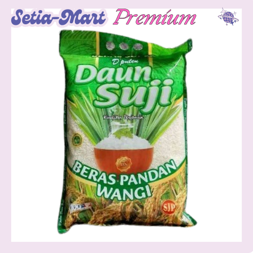 

Setia-Mart Premium Beras Daun Suji 5 Kg - 5 Liter