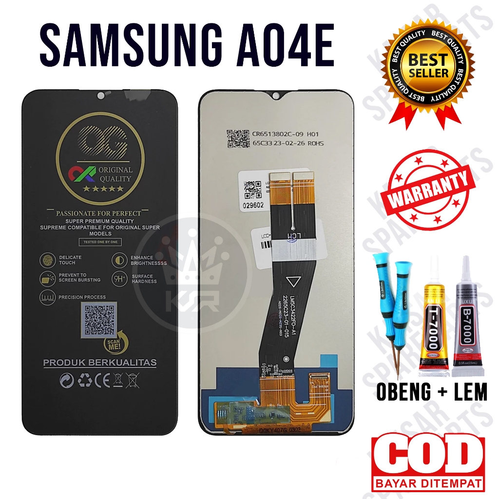 Lcd Touchscreen SAMSUNG A04E Original Lcd SAMSUNG A04E Fullset OEM Quality