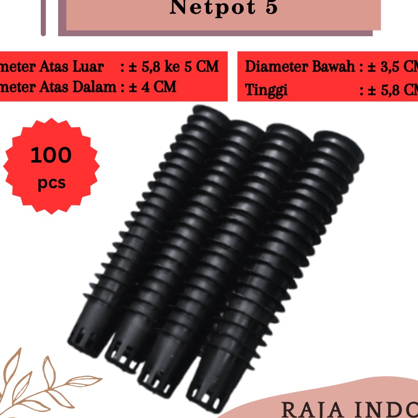 KF7 Netpot 5cm 1pcs Net Pot Hoponik Netpot M