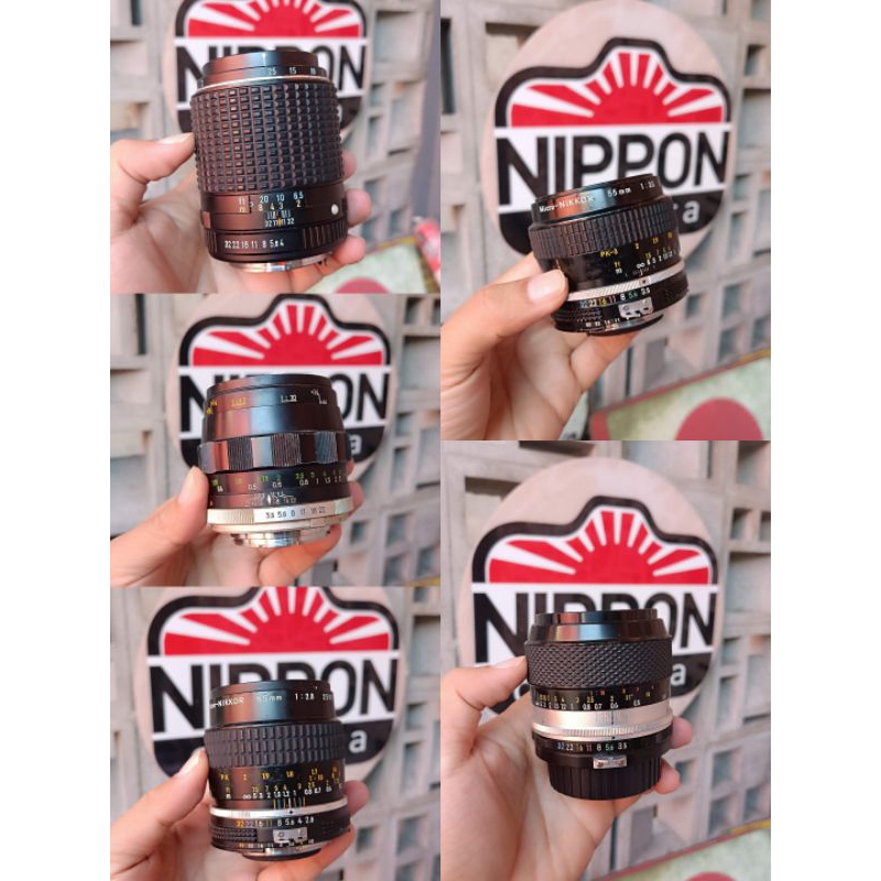 LENSA MACRO AF / Manualan MADE IN JAPAN  CANON NIKON PENTAX MINOLTA 50mm 55mm 100mm f2.8 f4 f3.5