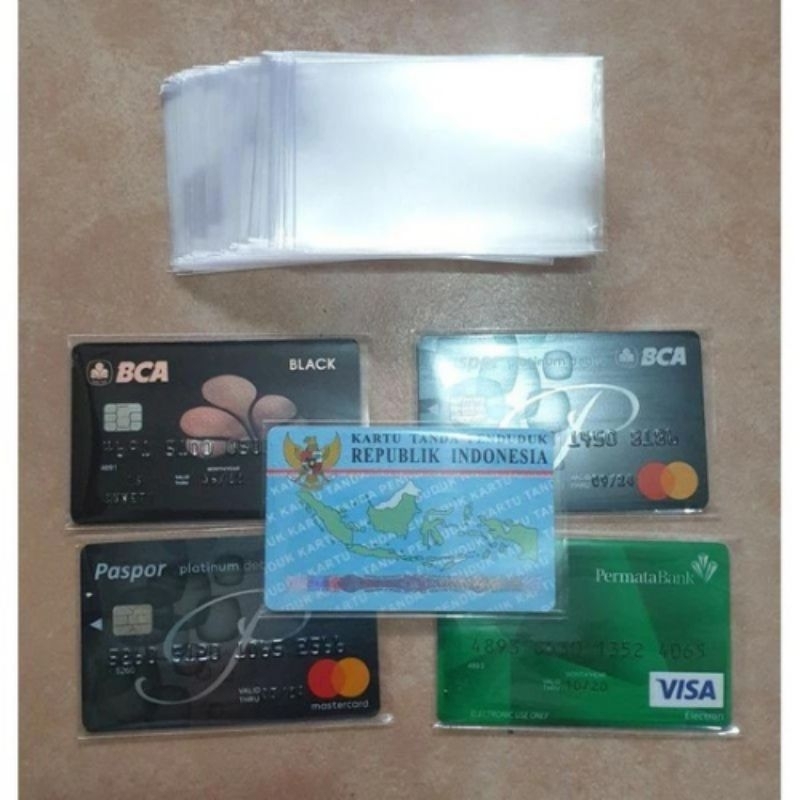 

PLASTIK MIKA PELINDUNG KARTU ATM KTP E-TOLL