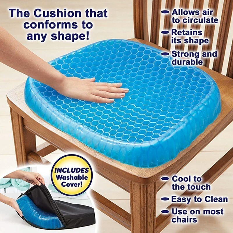bantal alas duduk silikon gel empuk adem original egg sitter cushion