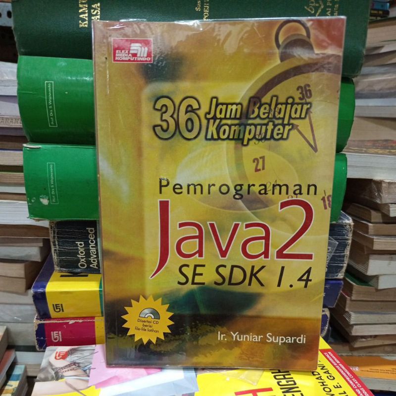 36 Jam belajar komputer pemrograman Java2 SE sdk 1.4