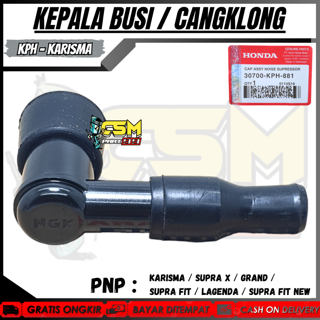 ( KPH ) CANGKLONG BUSI TUTUP BUSI KARISMA / SUPRA X /  SUPRA FIT / GRAND / LAGENDA / SUPRA FIT