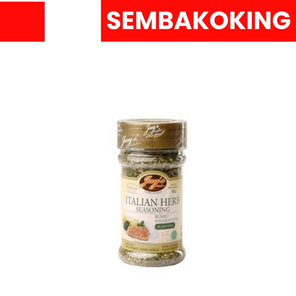 

JAY'S ITALIAN HERB SEASONING 40GR/JAYS BUMBU MASAKAN ITALI