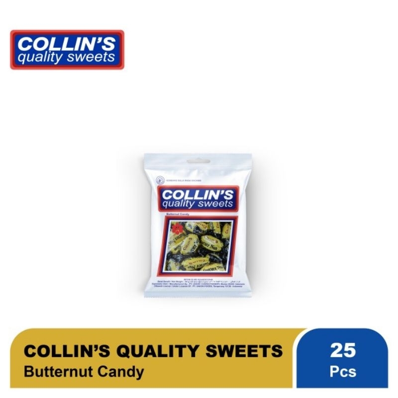 

PERMEN COLLIN'S BUTTERNUT CANDY 80 gr | KEMASAN ISI 25 PCS