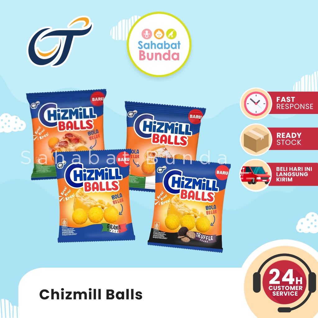 

CHIZMILL BALLS Grana Cheese Truffle Grana Meatza Pizza 16gr