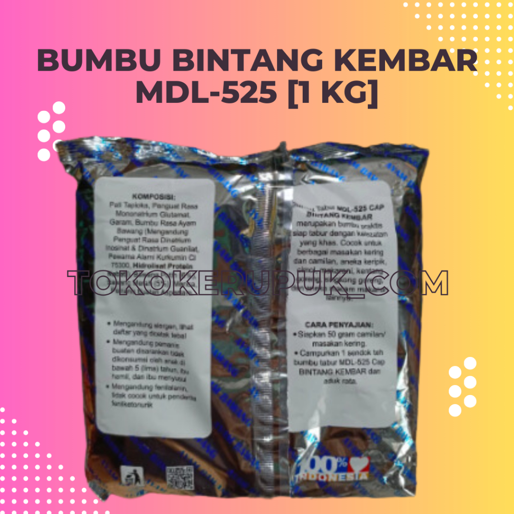 

Bumbu BINTANG KEMBAR MDL-525 [1kg/1000gr]