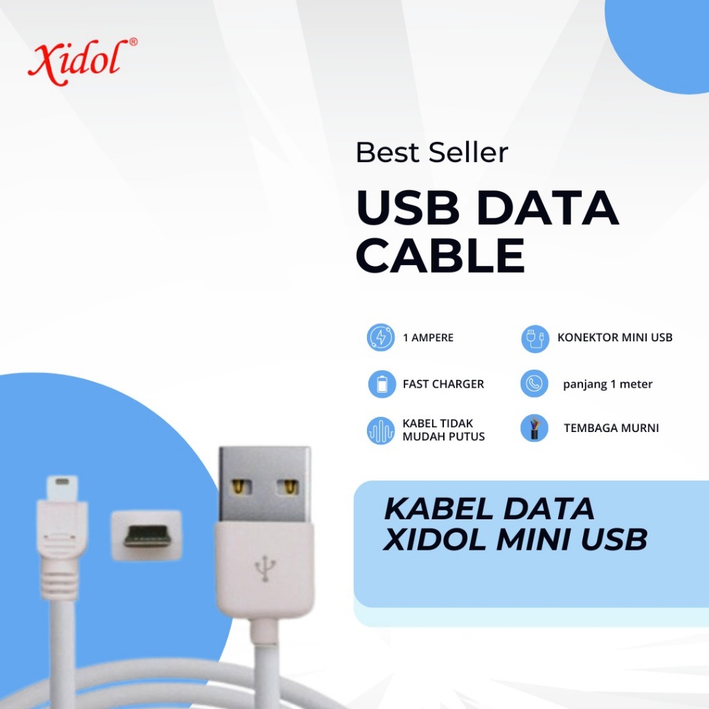 KABEL XIDOL IC 201 MINI USB BERGARANSI