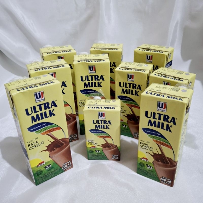 

Susu UHT Ultra Milk Rasa Cokelat 125 ml 200 ml 250 ml