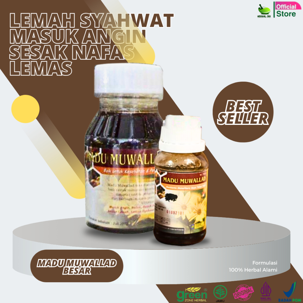 

Madu Muwallad Besar 375Gr Memelihara Kesehatan