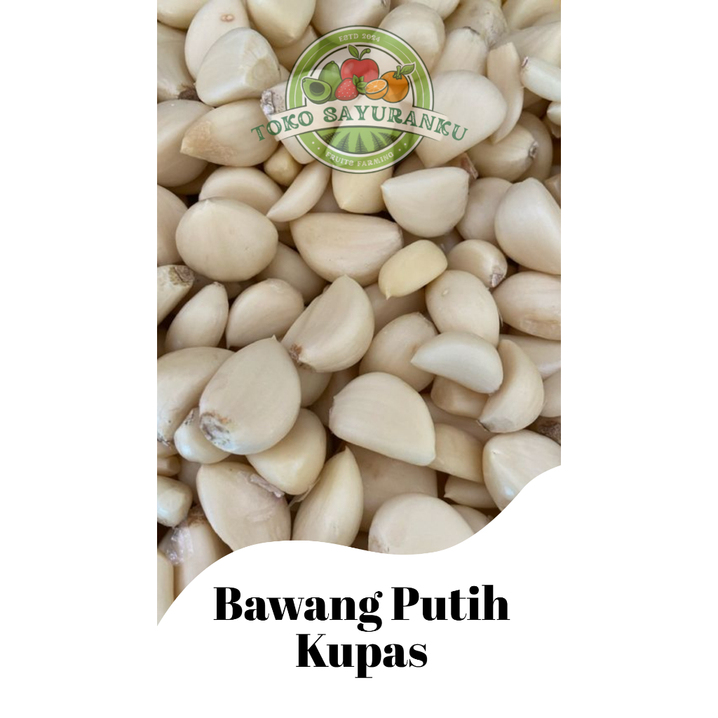 

Bawang Putih Kupas Bersih 100gr dan 250gr