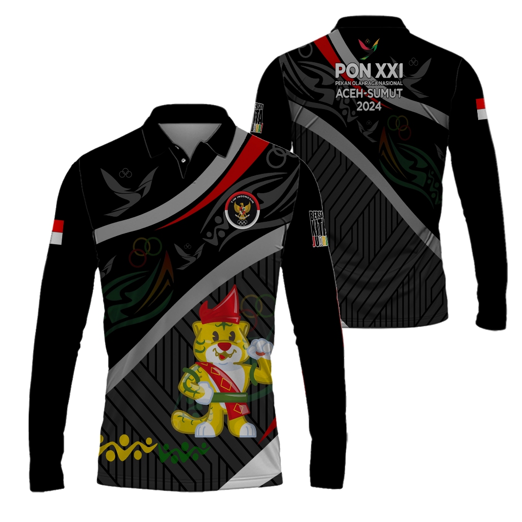 Jersey Pon XXI Aceh Sumut /Kaos Baju Jersey Pon Aceh Sumut Fullprint /Jersey Pon Aceh lengan panjang