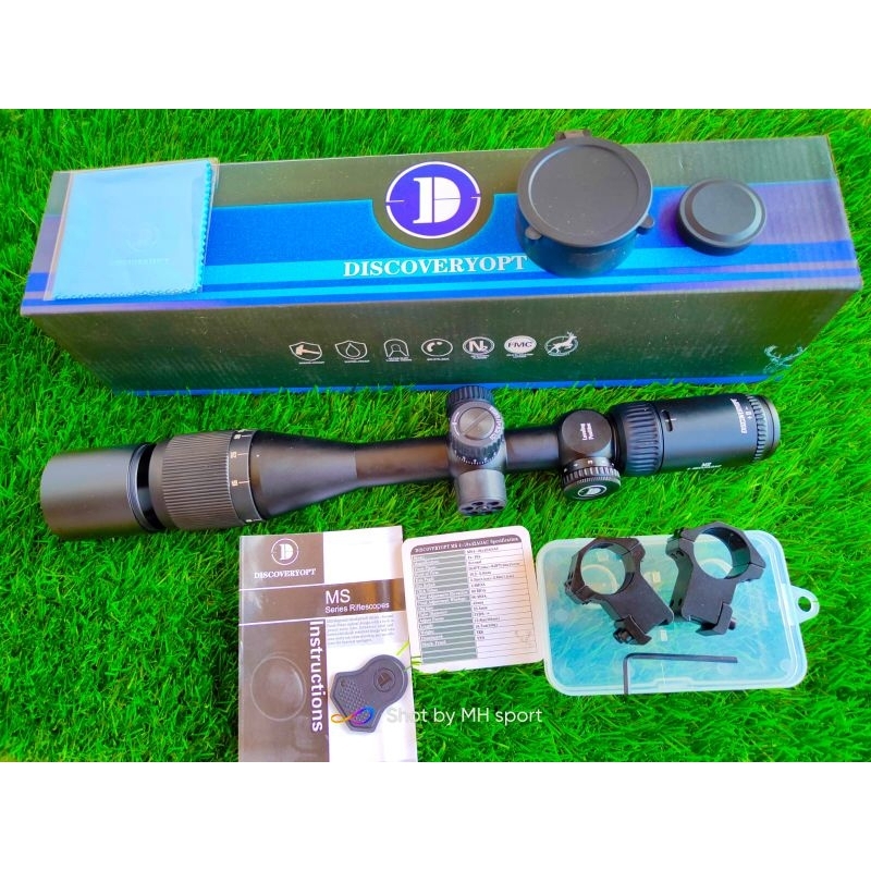 riflescope telescope discovery ms 4-16x42 aoac sfp terbaru
