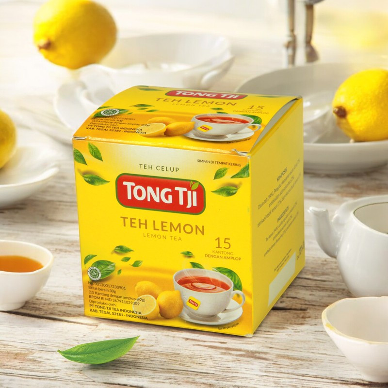 

Tong Tji Lemon Tea 15s, Teh Celup per Karton isi 24 pack