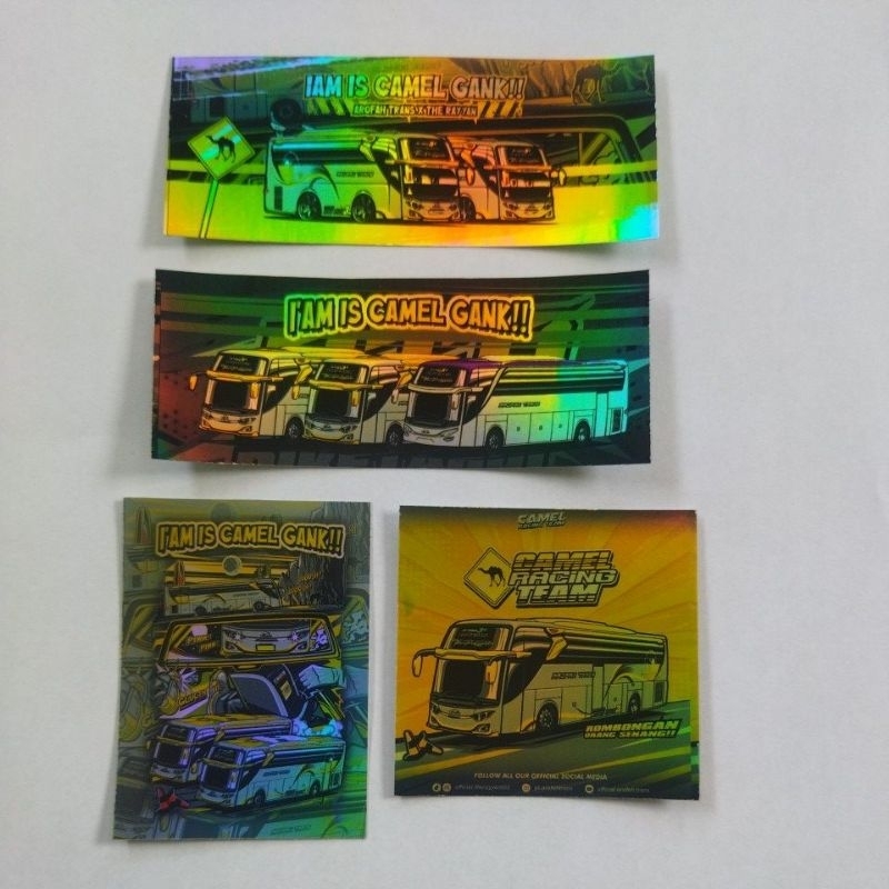

Stiker paket The rayan hologram anti air