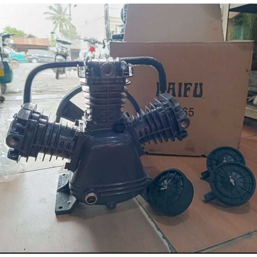 Kepala kompresor 2 Hp 3 PISTON