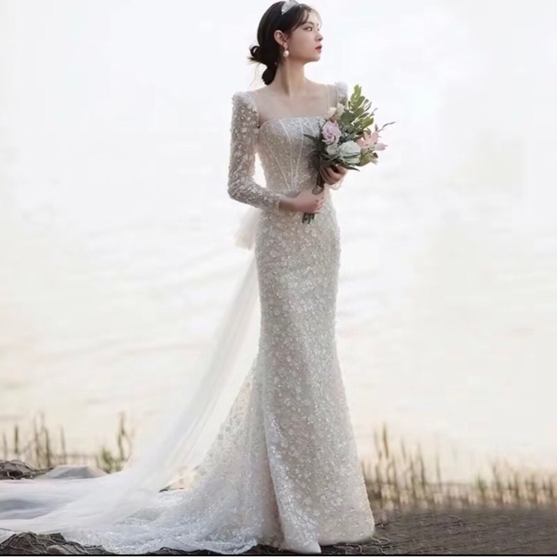 permata dresss /dress kondangan/ gaun pernikahan -gaun lamaran-gaun terbaru-gaun pengiring wanita