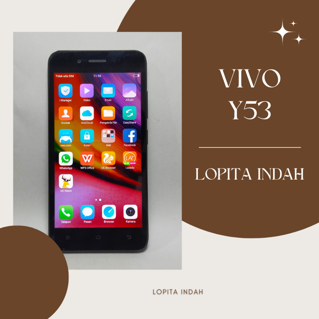 Vivo Y53 Ram 2/16 GB 4G hp second original murah