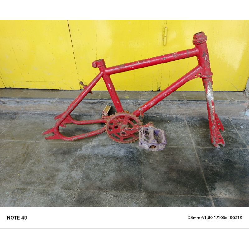 framefork sepeda anak 16 merk oyama antiq