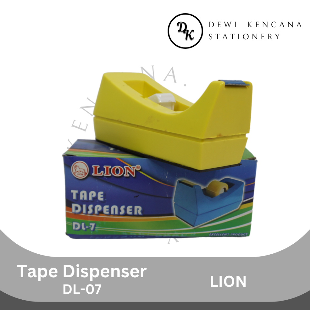 

Tape Dispenser Selotip Tape Cutter LION DL-7/Tempat Isolasi Kecil