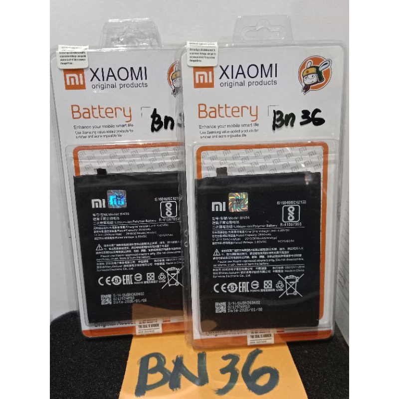 Battery Baterai Xiomi Redmi Mi 6x Mi6X Mi A2 MiA2 ORIGINAL