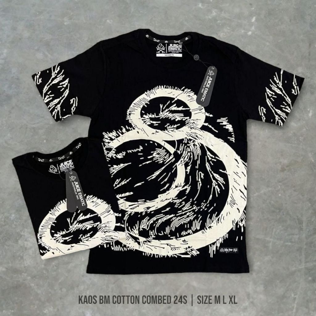 JUICE EMATIC BAJU KAOS PRIA KAOS BM ORIGINAL SIZE M - 01