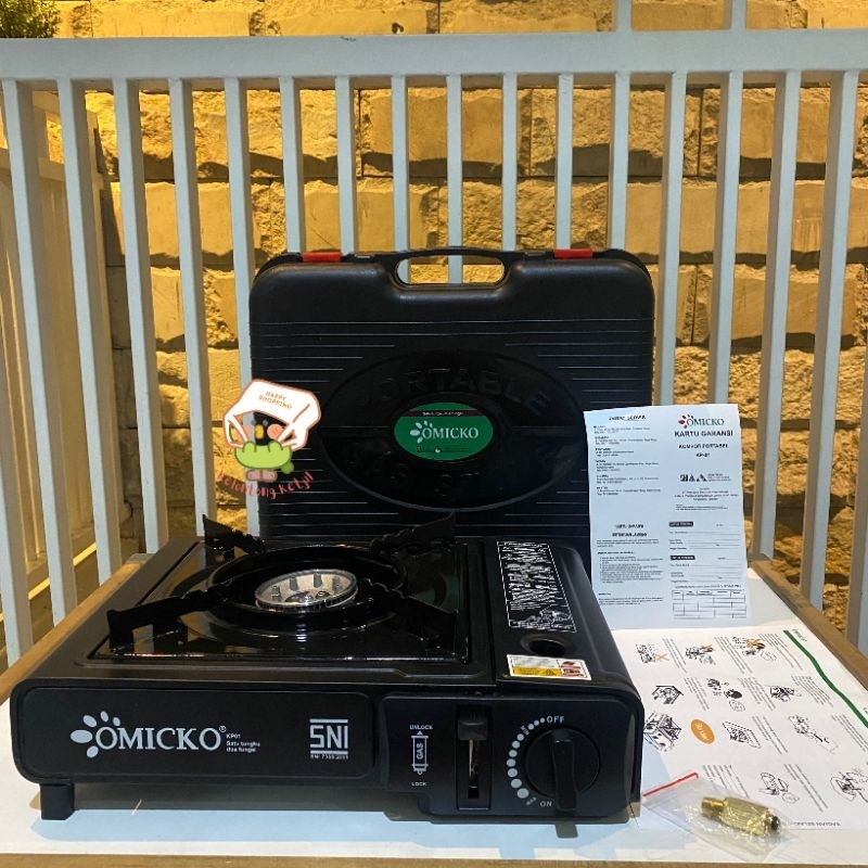KOMPOR GAS PORTABLE OMICKO