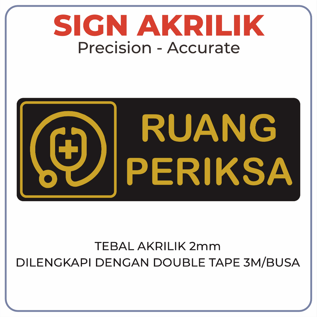 

RUANG AKRILIK/PAPAN ACRYLIC/SIGN BOARD ACRYLIC/LABEL AKRILIK/ DEKORASI RUANGAN AKRILIK