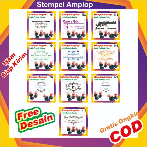 

Stempel Nama Amplop Kondangan